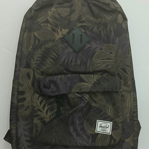 Herschel Supply Company Black and Brown Backpack Durable Everyday Essential